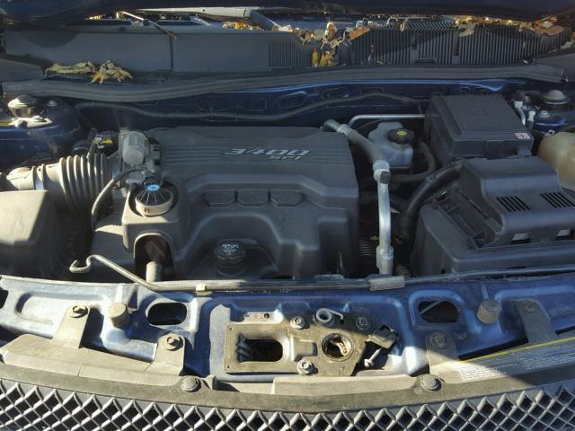 2CNDL13F986310533 - 2008 CHEVROLET EQUINOX LS BLUE photo 7