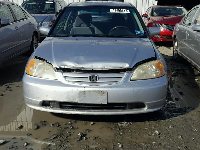 2HGES26783H523851 - 2003 HONDA CIVIC EX WHITE photo 9