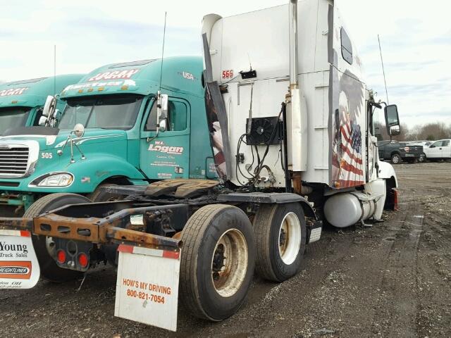 1FUJA6CV67DX52731 - 2007 FREIGHTLINER CONVENTION WHITE photo 4