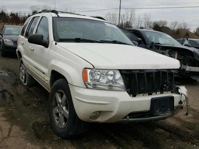 1J8GW58J64C246801 - 2004 JEEP GRAND CHER WHITE photo 1