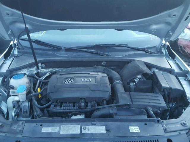 1VWAT7A38EC036910 - 2014 VOLKSWAGEN PASSAT S SILVER photo 7