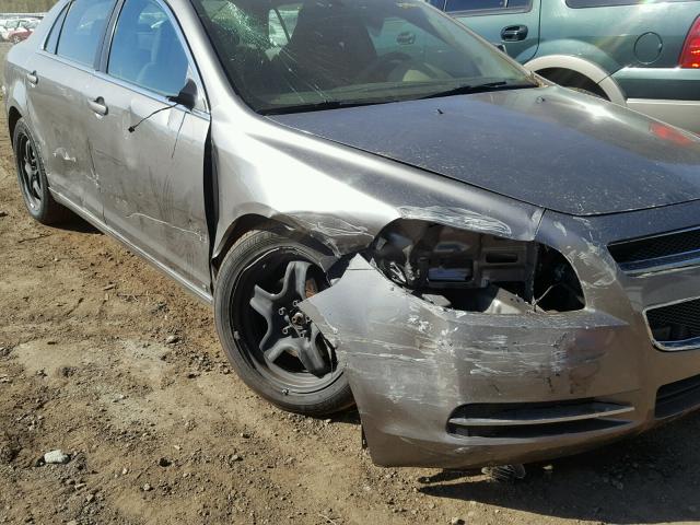 1G1ZC5E05A4106032 - 2010 CHEVROLET MALIBU 1LT BROWN photo 9