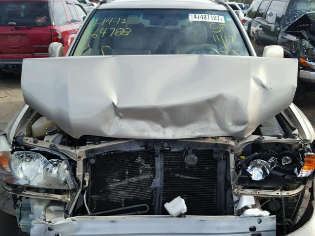 JTEGD21A370164788 - 2007 TOYOTA HIGHLANDER GOLD photo 7