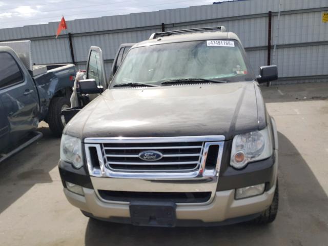 1FMEU64E36UB46795 - 2006 FORD EXPLORER E GRAY photo 9