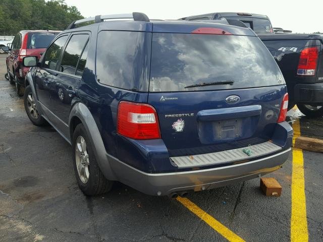 1FMDK02115GA38266 - 2005 FORD FREESTYLE BLUE photo 3