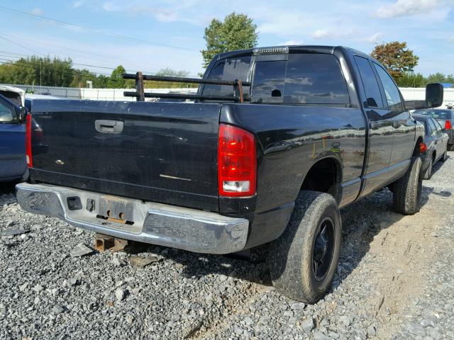3D7KS28C96G107345 - 2006 DODGE RAM 2500 S შავი ფოტო 4