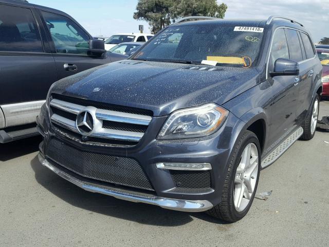 4JGDF7DE1DA235954 - 2013 MERCEDES-BENZ GL 550 4MA GRAY photo 2