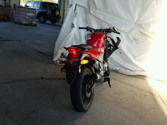 MLHNC5214F5102202 - 2015 HONDA CB300 F RED photo 4