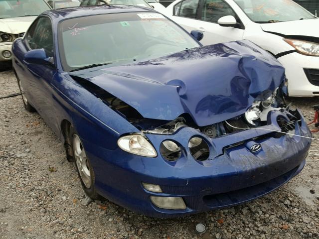 KMHJG35F0YU215330 - 2000 HYUNDAI TIBURON BLUE photo 1