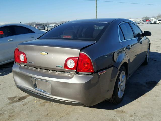 1G1ZA5E01AF281274 - 2010 CHEVROLET MALIBU LS BROWN photo 4