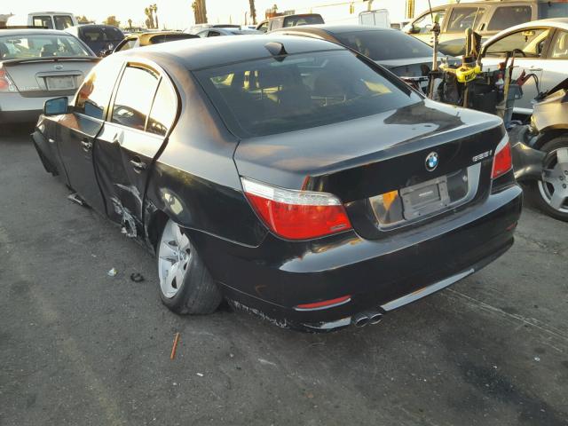 WBANU535X8CT09206 - 2008 BMW 528 I BLACK photo 3