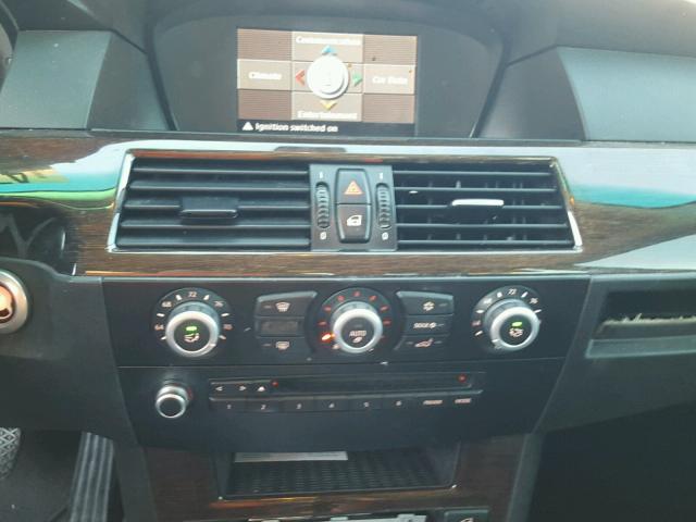 WBANU535X8CT09206 - 2008 BMW 528 I BLACK photo 9