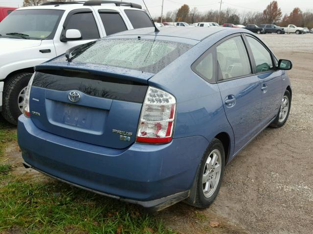 JTDKB20U787776775 - 2008 TOYOTA PRIUS BLUE photo 4