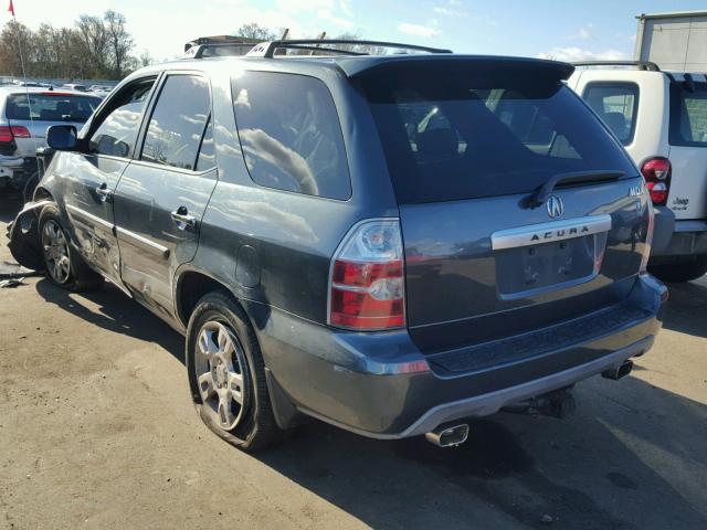 2HNYD18605H516071 - 2005 ACURA MDX TOURIN CHARCOAL photo 3