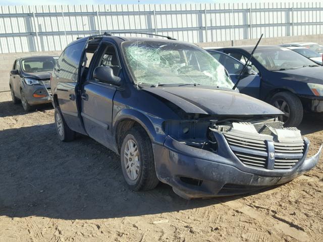 1D4GP24R06B648324 - 2006 DODGE GRAND CARA BLUE photo 1