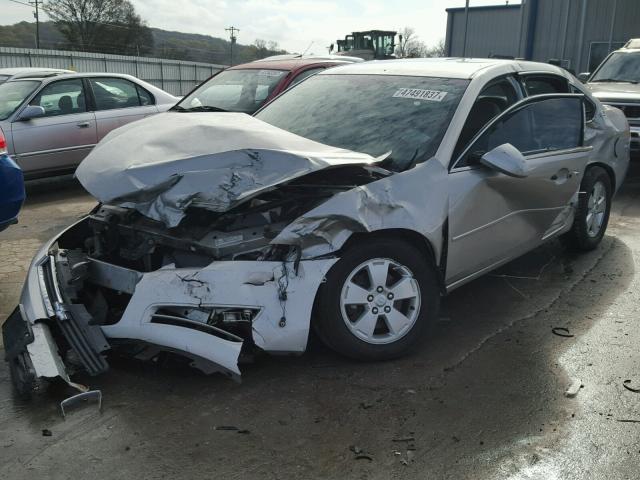 2G1WT58K179391723 - 2007 CHEVROLET IMPALA LT SILVER photo 2