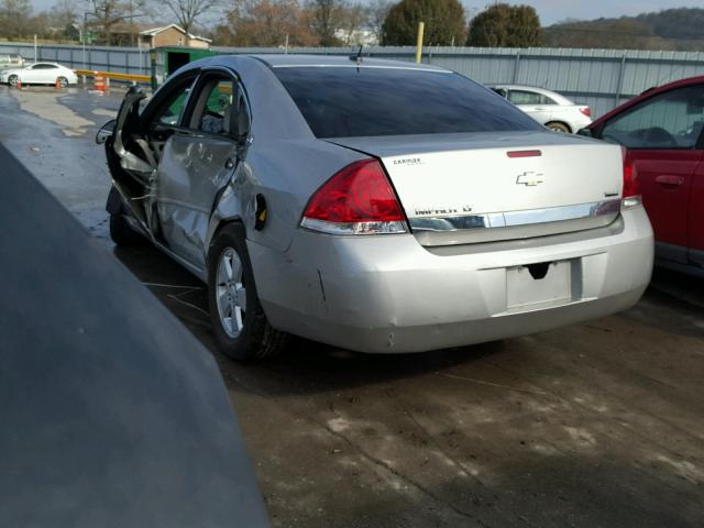 2G1WT58K179391723 - 2007 CHEVROLET IMPALA LT SILVER photo 3