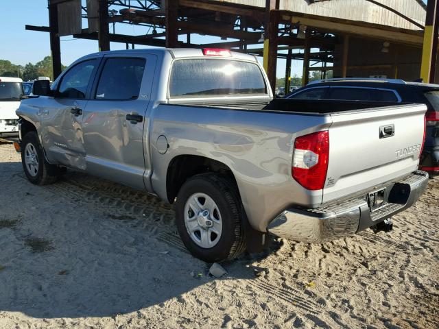 5TFEW5F11HX224110 - 2017 TOYOTA TUNDRA CRE SILVER photo 3