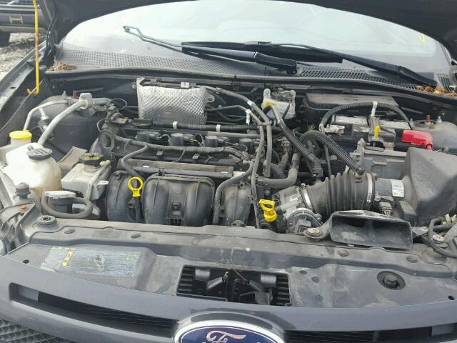 1FAHP3GN6AW283087 - 2010 FORD FOCUS SES GRAY photo 7