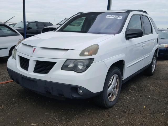 3G7DA03E23S529452 - 2003 PONTIAC AZTEK WHITE photo 2