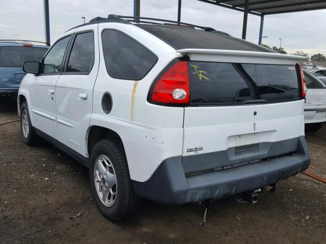 3G7DA03E23S529452 - 2003 PONTIAC AZTEK WHITE photo 3