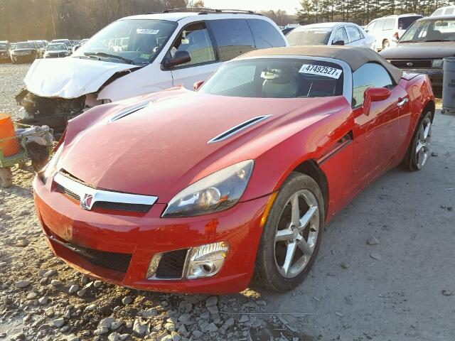 1G8MG35X57Y135467 - 2007 SATURN SKY REDLIN RED photo 2