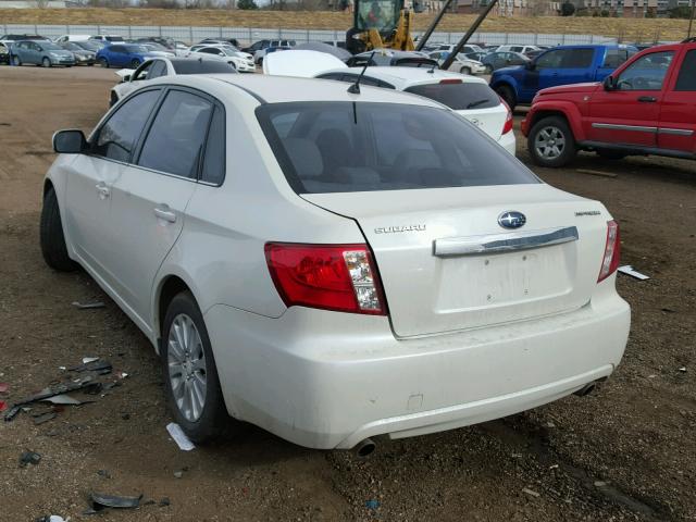 JF1GE61698H524644 - 2008 SUBARU IMPREZA 2. WHITE photo 3