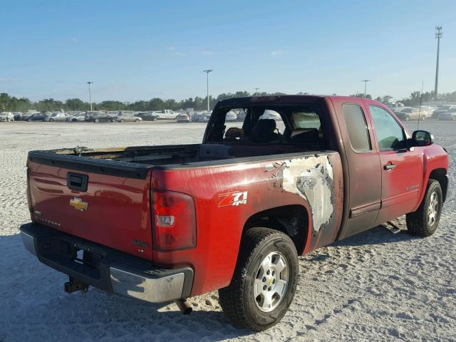 1GCRKSE71CZ274486 - 2012 CHEVROLET SILVERADO RED photo 4