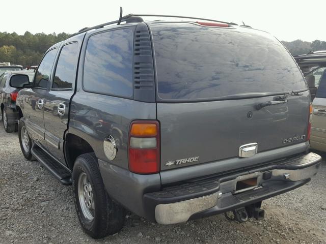 1GNEC13Z32R127084 - 2002 CHEVROLET TAHOE C150 GRAY photo 3