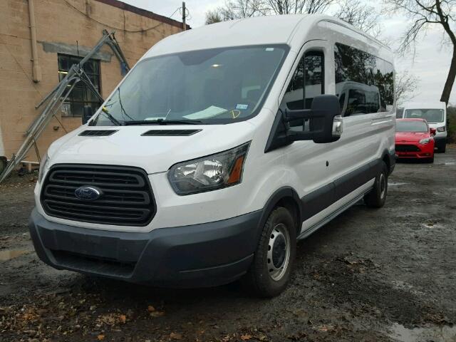 1FBAX2CM7FKA28549 - 2015 FORD TRANSIT T- WHITE photo 2