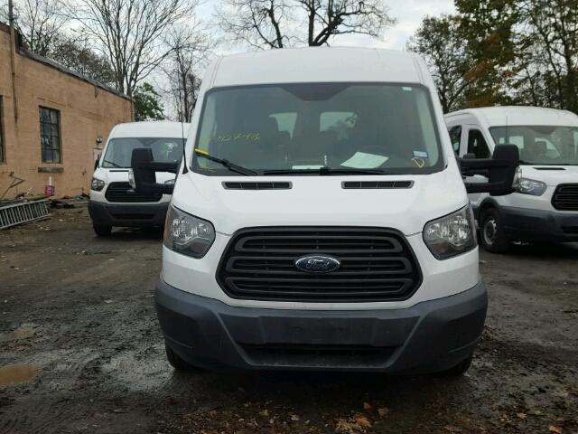 1FBAX2CM7FKA28549 - 2015 FORD TRANSIT T- WHITE photo 9