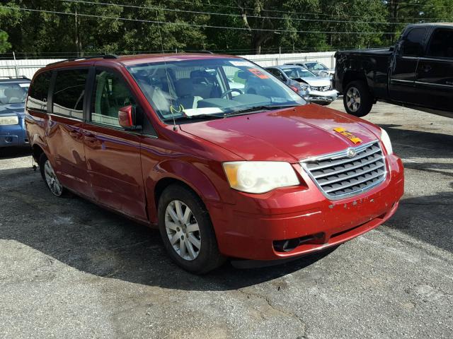 2A8HR54P88R602376 - 2008 CHRYSLER TOWN&COUNT MAROON photo 1