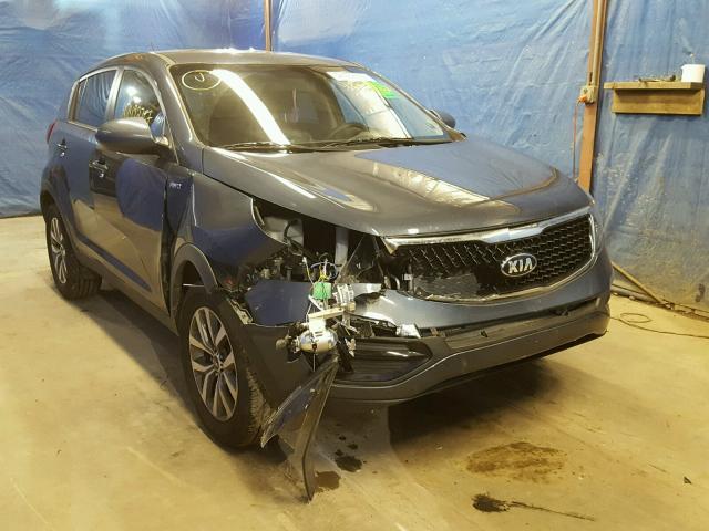 KNDPBCAC1F7780237 - 2015 KIA SPORTAGE L BLUE photo 1