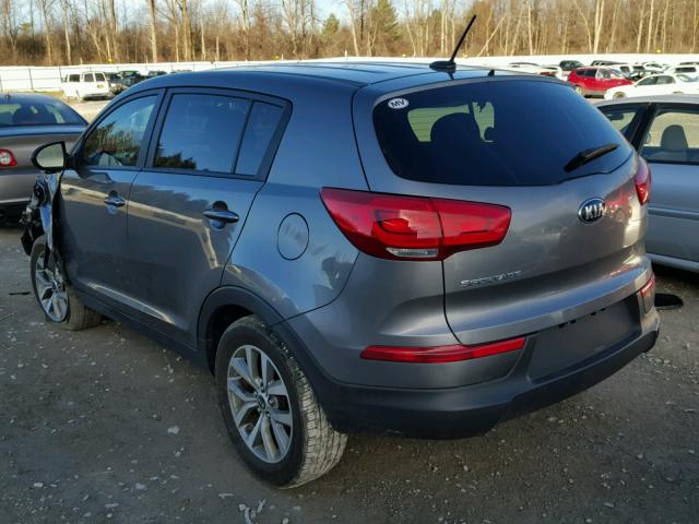 KNDPBCACXG7815598 - 2016 KIA SPORTAGE L GRAY photo 3