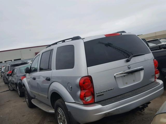 1D4HB58D84F241392 - 2004 DODGE DURANGO LI SILVER photo 3