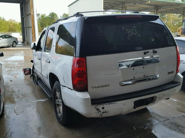 1GKFC13087R128449 - 2007 GMC YUKON WHITE photo 3