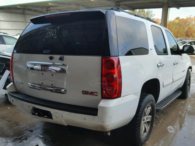 1GKFC13087R128449 - 2007 GMC YUKON WHITE photo 4