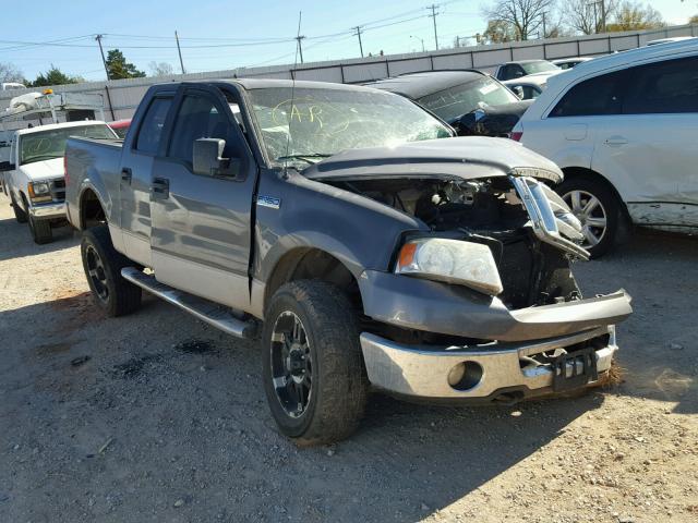 1FTPW14V88KB72592 - 2008 FORD F150 SUPER GRAY photo 1