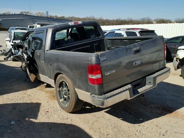 1FTPW14V88KB72592 - 2008 FORD F150 SUPER GRAY photo 3