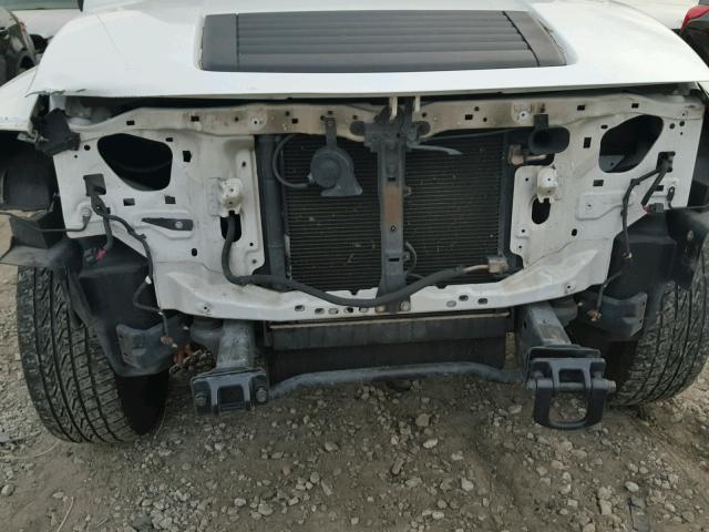 5GTEN13E288148807 - 2008 HUMMER H3 WHITE photo 9