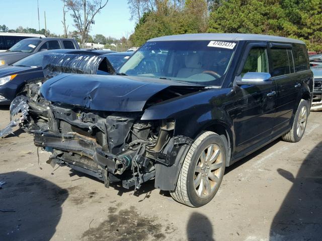 2FMDK53C09BA10341 - 2009 FORD FLEX LIMIT BLACK photo 2