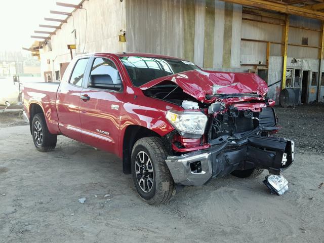 5TFRW5F13HX220531 - 2017 TOYOTA TUNDRA DOU RED photo 1