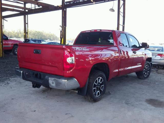 5TFRW5F13HX220531 - 2017 TOYOTA TUNDRA DOU RED photo 4