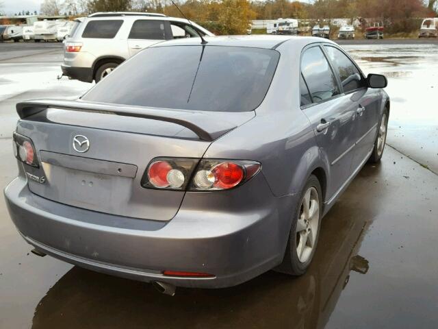 1YVHP80C865M61380 - 2006 MAZDA 6 I SILVER photo 4