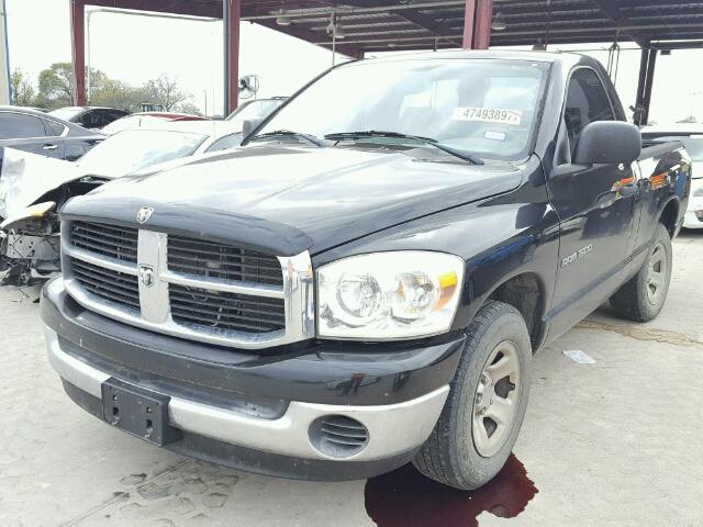 1D7HA16KX7J609895 - 2007 DODGE RAM 1500 S BLACK photo 2