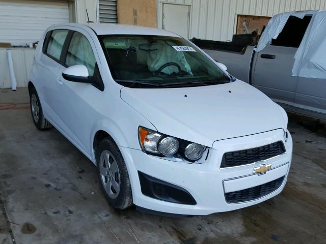 1G1JA6SH6F4190422 - 2015 CHEVROLET SONIC LS WHITE photo 1