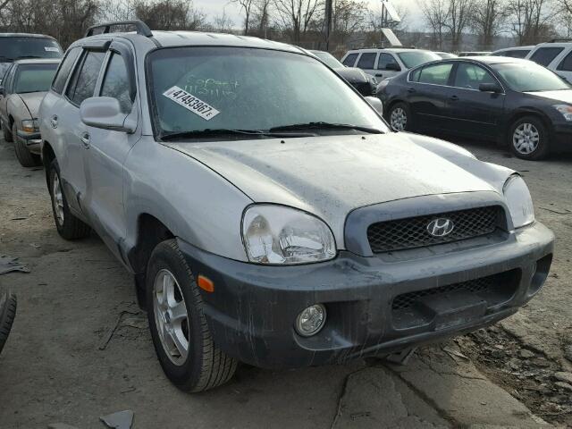 KM8SC73D92U217707 - 2002 HYUNDAI SANTA FE G SILVER photo 1