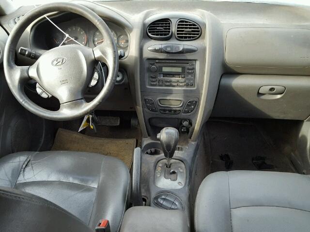 KM8SC73D92U217707 - 2002 HYUNDAI SANTA FE G SILVER photo 9