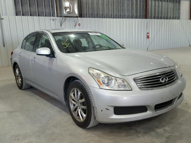 JNKBV61F67M814994 - 2007 INFINITI G35 SILVER photo 1