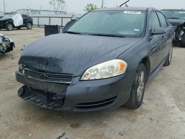 2G1WA5EK5A1120504 - 2010 CHEVROLET IMPALA LS CHARCOAL photo 2